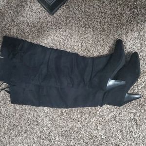 Black Knee high boots